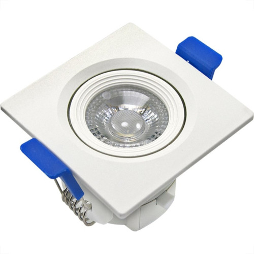 Spot Led Jng Quadrado Branco 07W 6500K Embutir 55312 Spot Led Jng Quadrado Branco 07W 6500K Embutir 55312