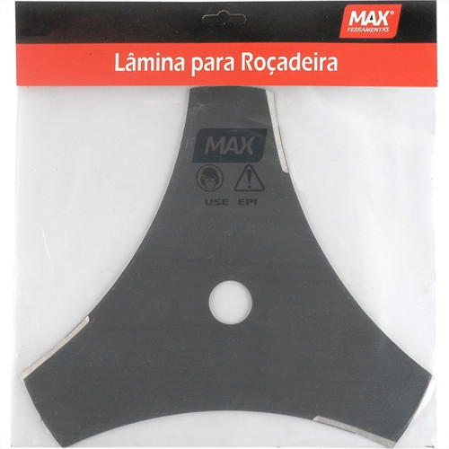 Lamina Rocadeira 3Ponta Max Furo 20Mm 25Cm 65250 Lamina Rocadeira 3Ponta Max Furo 20Mm 25Cm 65250