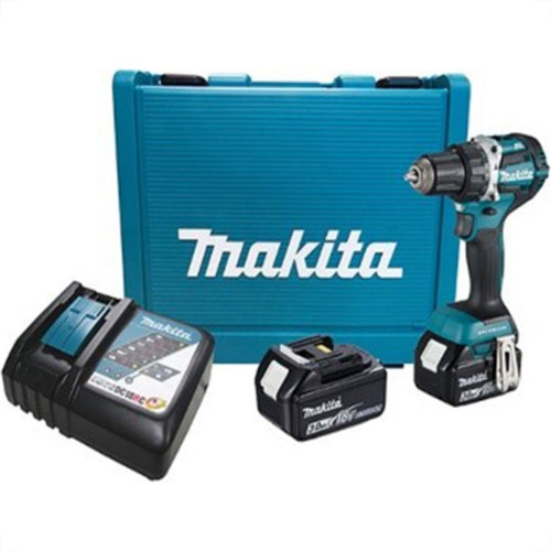 Furadeira Parafusadeira Makita 18V 2Bateria 3.0 Ddf484Rfe