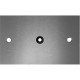 Placa Piso Aluminio 4X2 Com Furo Pa42F Placa Piso Aluminio 4X2 Com Furo Pa42F