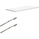 Prateleira Multiivisao Suporte Invisivel 25X 60 Branca Pbs-2560-Uv-Br Prateleira Multiivisao Suporte Invisivel 25X 60 Branca Pbs-2560-Uv-Br