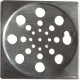 Grelha Inox Overtime Quadrada 10Cm Fixa 200007 Grelha Inox Overtime Quadrada 10Cm Fixa 200007