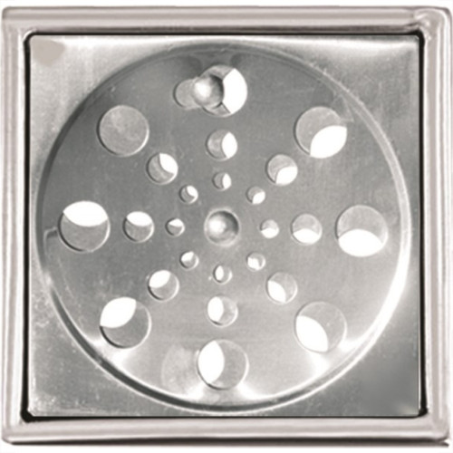 Grelha Inox Overtime Caixilho Quadrada 10Cm Fechamento 200011 Grelha Inox Overtime Caixilho Quadrada 10Cm Fechamento 200011