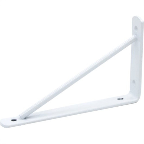 Suporte Prateleira Overtime Forte Branco 15Cm Peca 170000 - Kit C/12 Suporte Prateleira Overtime Forte Branco 15Cm Peca 170000 - Kit C/12