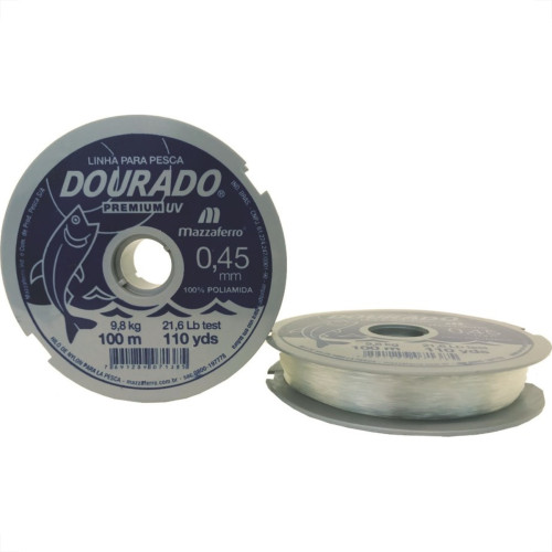 Linha Pesca Mazzaferro Branca 0,45Mm X100M 19Dp1B045 - Kit C/20 Linha Pesca Mazzaferro Branca 0,45Mm X100M 19Dp1B045 - Kit C/20