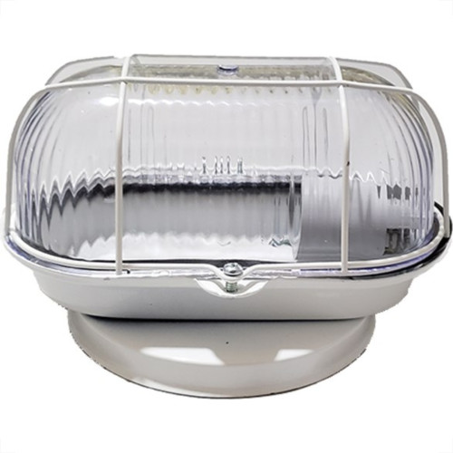 Luminaria Tartaruga Chapa Elite Branca Com Acrilico 1266 Luminaria Tartaruga Chapa Elite Branca Com Acrilico 1266