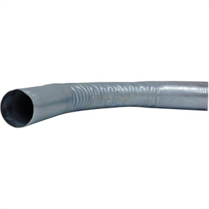 Curva Eletroduto Perfilaco Aco Galvanizado  90X1'' Ce003 - Kit C/10
