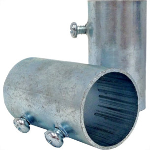 Conector Reto Aco Galvanizado Perfilaco  3/4'' Conec02 - Kit C/20