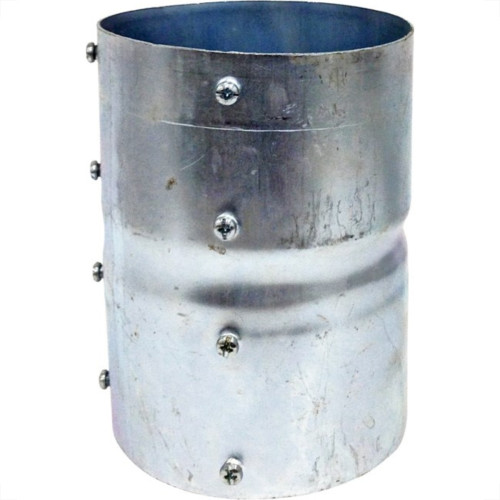 Conector Reto Aco Galvanizado Perfilaco 4'' Conec09 Conector Reto Aco Galvanizado Perfilaco 4'' Conec09