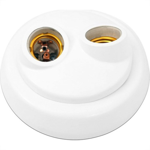 Plafonier Pvc Enerlux Soquete Duplo Branco 620 Plafonier Pvc Enerlux Soquete Duplo Branco 620
