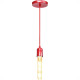 Luminaria Pendente Condulai Enerlux Solaris Vermelha Para Lampada Filamento 6474 Luminaria Pendente Condulai Enerlux Solaris Vermelha Para Lampada Filamento 6474