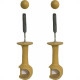 Suporte Cortina''Varao''Cadiz Simples Marfim Par 29003 Suporte Cortina''Varao''Cadiz Simples Marfim Par 29003