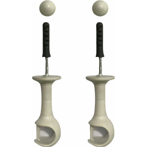 Suporte Cortina''Varao''Cadiz Simples Branco Par 29001 Suporte Cortina''Varao''Cadiz Simples Branco Par 29001