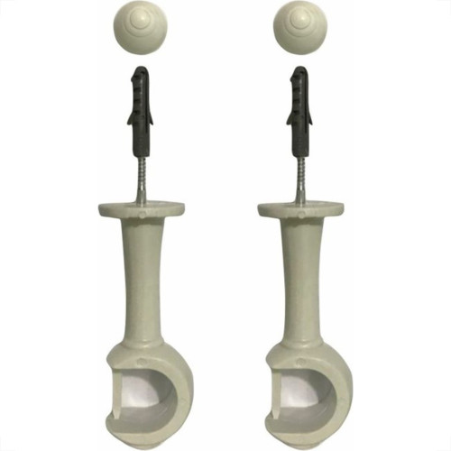 Suporte Cortina''Varao''Cadiz Grosso Branco Par 31001 Suporte Cortina''Varao''Cadiz Grosso Branco Par 31001