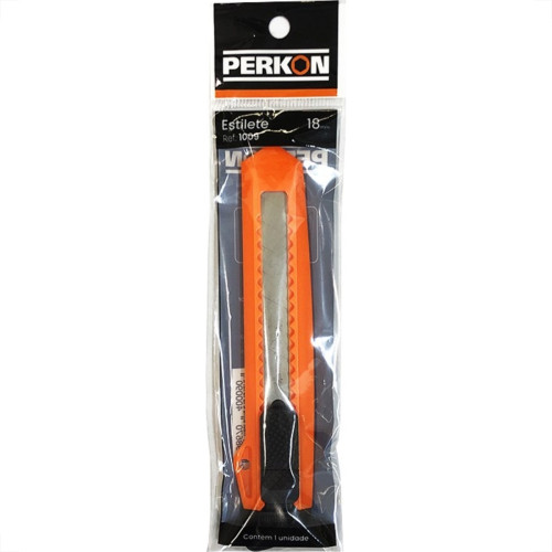 Estilete Perkon Com Lamina Larga 18Mm 1009 Estilete Perkon Com Lamina Larga 18Mm 1009
