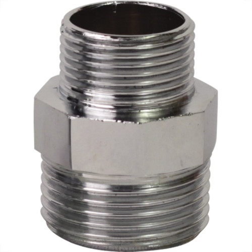 Niple Latao Cromado Metais Rei 1X3/4 10248 Niple Latao Cromado Metais Rei 1X3/4 10248