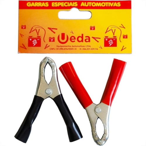 Garra 50A Com Espaguete Vermelha E Preta Com 2Pecas 9011E1Pvs Garra 50A Com Espaguete Vermelha E Preta Com 2Pecas 9011E1Pvs