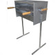 Churrasqueira Galvanizada Dalben Nova 26X54X95Cm 54 Churrasqueira Galvanizada Dalben Nova 26X54X95Cm 54