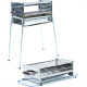 Churrasqueira Inox Dalben Combate 29X50X81Cm 10 Churrasqueira Inox Dalben Combate 29X50X81Cm 10