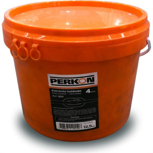 Corrente Soldada Perkon Zincada 4Mm 12,5Kg Aproximadamente 42M 1271
