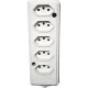 Tomada Barra Naticon Quintupla 10A 2 Polos +Terra Branca 576 Tomada Barra Naticon Quintupla 10A 2 Polos +Terra Branca 576