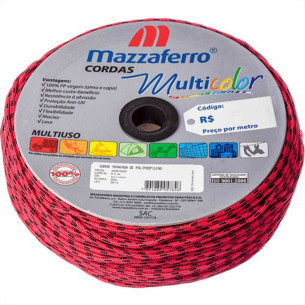 Corda Polipropileno Trancada Mazzaferro 5,0Mm Colorida+-250M 29Cre0503M