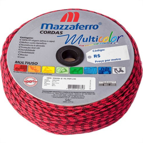 Corda Polipropileno Trancada Mazzaferro 12,0Mm Colorida+-140M 29Cre1203M Corda Polipropileno Trancada Mazzaferro 12,0Mm Colorida+-140M 29Cre1203M