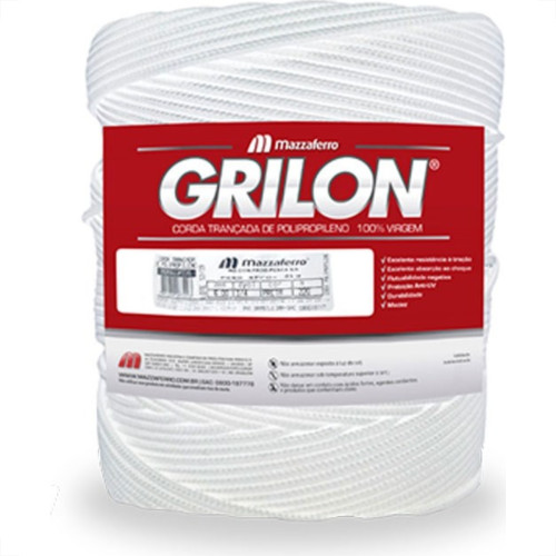 Corda Polipropileno Trancada Mazzaferro 5,0Mm Branca+-330M 29Cr0503B330 Corda Polipropileno Trancada Mazzaferro 5,0Mm Branca+-330M 29Cr0503B330