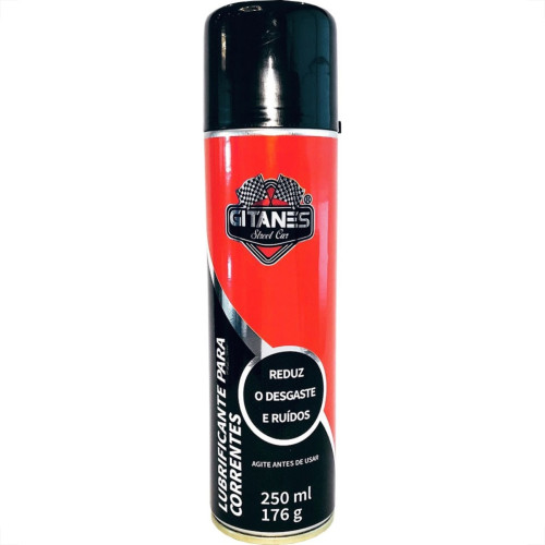 Lubrificante Para Corrente Gitanes Spray 250Ml 1041 - Kit C/12 Lubrificante Para Corrente Gitanes Spray 250Ml 1041 - Kit C/12