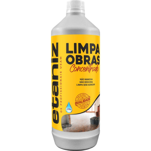 Limpa Obra Concentrado Etaniz 1 Litro 47040 Limpa Obra Concentrado Etaniz 1 Litro 47040