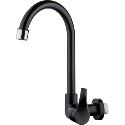 Torneira Abs Bica Movel Parede Alta Herc 1/4V Twist Preta 2946 Torneira Abs Bica Movel Parede Alta Herc 1/4V Twist Preta 2946