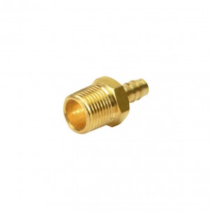 Conexao Gas Politec 1/2'' Npt X 3/8'' Bico Mamadeira /60004