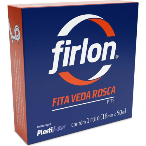 Veda Rosca Firlon 18 X 50M 101265 - Kit C/30 Veda Rosca Firlon 18 X 50M 101265 - Kit C/30