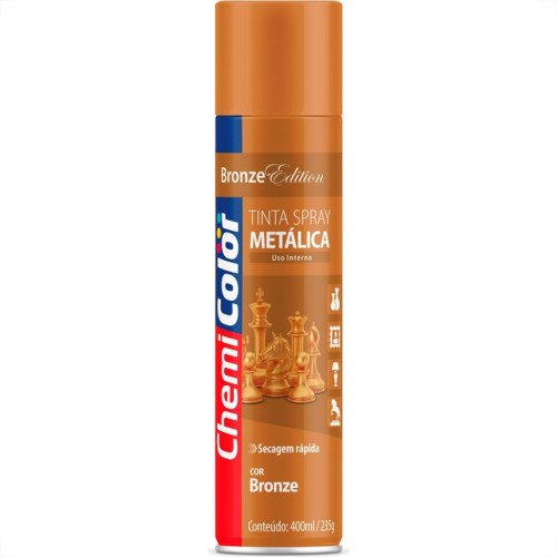 Tinta Spray Chemicolor Metalico Bronze 400Ml Tinta Spray Chemicolor Metalico Bronze 400Ml