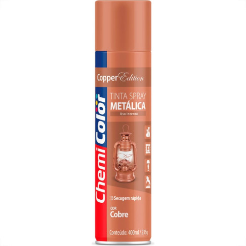 Tinta Spray Chemicolor Metalico Cobre 400Ml Tinta Spray Chemicolor Metalico Cobre 400Ml