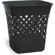 Cesto Papeleiro Plastico Shangri-La Quadrado Preto 24X24Cm Cesto Papeleiro Plastico Shangri-La Quadrado Preto 24X24Cm