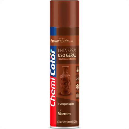 Tinta Spray Chemicolor Marrom 400Ml Tinta Spray Chemicolor Marrom 400Ml