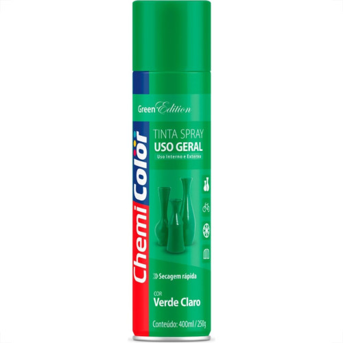 Tinta Spray Chemicolor Verde Claro 400Ml Tinta Spray Chemicolor Verde Claro 400Ml