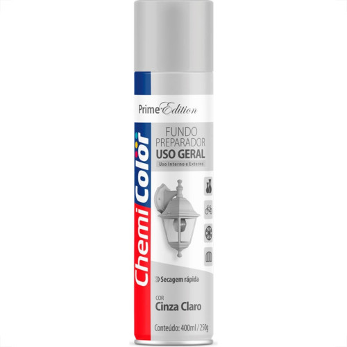 Tinta Spray Chemicolor Cinza Primer 400Ml Tinta Spray Chemicolor Cinza Primer 400Ml
