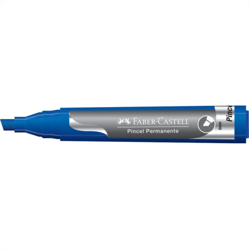 Caneta Marcacao Permanente Faber Azul Nmp/Az Caneta Marcacao Permanente Faber Azul Nmp/Az