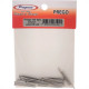 Cartela Prego Aco Preguim Com Cabeca 12X12 (1,80X28mm) (1,80X28mm) Com 20 Pecas 1941