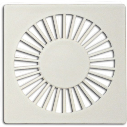 Grelha Plastica Grap Quadrada Branca 10X10 4502 - Kit C/6 Grelha Plastica Grap Quadrada Branca 10X10 4502 - Kit C/6