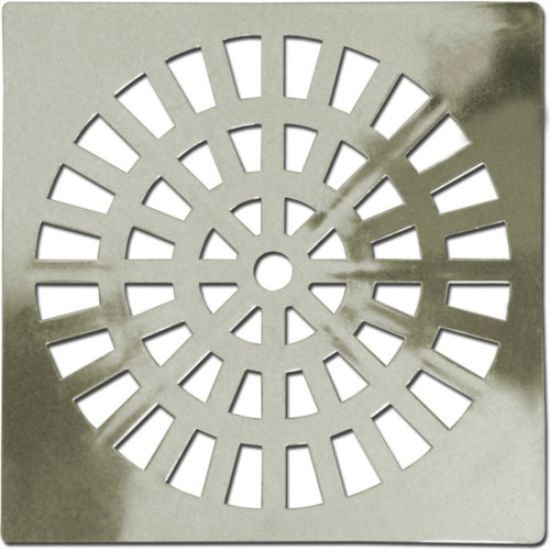 Grelha Plastica Grap Quadrada Cromada 15X15 5503-Cr - Kit C/6 Grelha Plastica Grap Quadrada Cromada 15X15 5503-Cr - Kit C/6