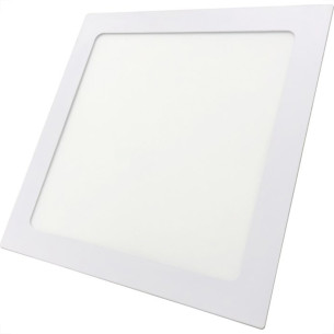 Luminaria Led Plafon Perkon Embutir Quadrado 18W 3000K 22Cm 1217