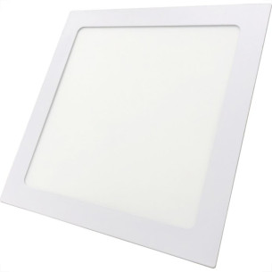 Luminaria Led Plafon Perkon Embutir Quadrado 18W 6000K 22Cm 1218