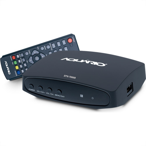 Conversor Digital Aquario Com Gravador Hd Com Cabo Hdmi Dtv-7000S Conversor Digital Aquario Com Gravador Hd Com Cabo Hdmi Dtv-7000S