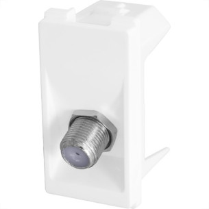 Modulo Pial Pop Branco 1 Tomada Tv Tipo Lg060