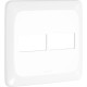 Placa Pial Pop Branca 4X4 (1+1 Horizontal) Lgp42 Placa Pial Pop Branca 4X4 (1+1 Horizontal) Lgp42