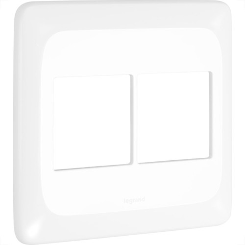 Placa Pial Pop Branca 4X4 (2+2 Horizontal) Lgp44 Placa Pial Pop Branca 4X4 (2+2 Horizontal) Lgp44