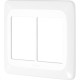Placa Pial Pop Branca 4X4 (3+3 Horizontal) Lgp46